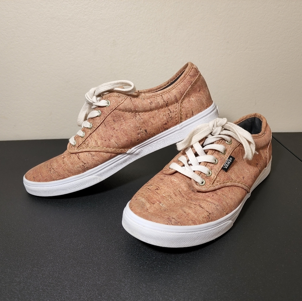 VANS Old Skool Tan Skateboarding Sneakers Women's Shoes Size 8